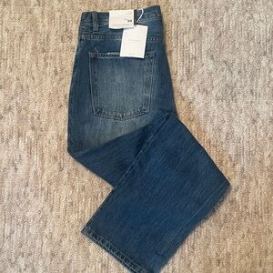 KanCan Dark Blue Distressed 90s Boyfriend Jeans 13/30